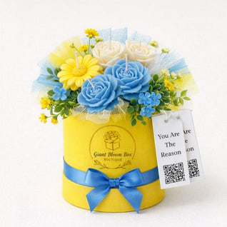 Sunny Skies™ Signature Flower Candle Bouquet