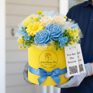 Sunny Skies™ Signature Flower Candle Bouquet