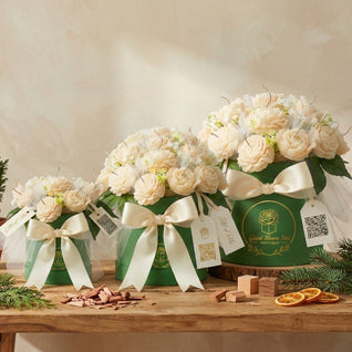 The Ivory Blessing™ Signature Flower Candle Bouquet