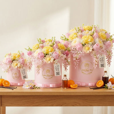 Pastel Dreams™ Signature Flower Candle Bouquet