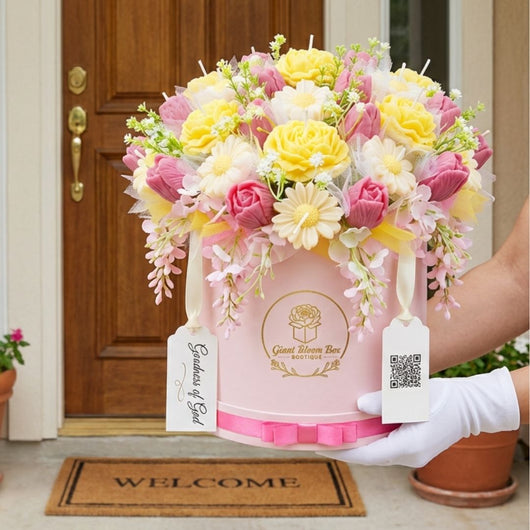 Pastel Dreams™ Signature Flower Candle Bouquet