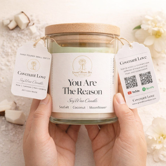 You Are The Reason™ — Sea Salt • Coconut • Moonflower