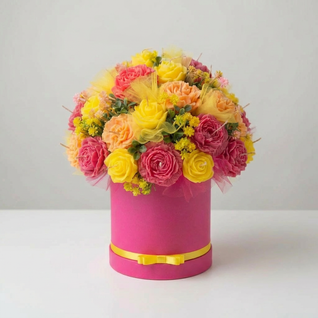 Ultimate Luxury Floral & Candle Gift Box-Walking On Sunshine