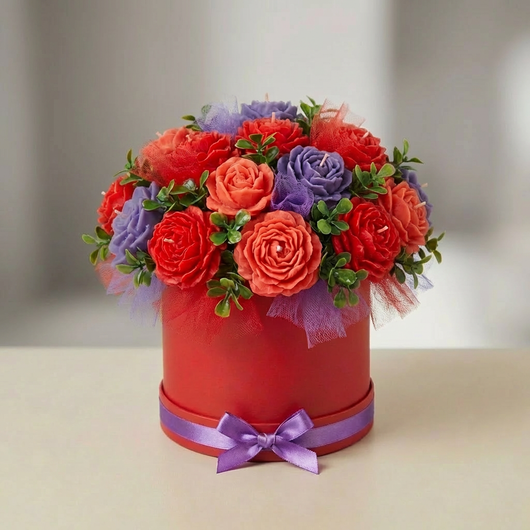 Fire & Glory™ Signature Flower Candle Bouquet