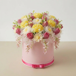 Pastel Dreams™ Signature Flower Candle Bouquet