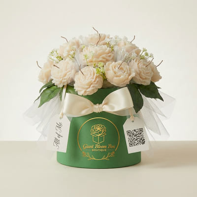 The Ivory Blessing™ Signature Flower Candle Bouquet