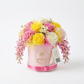 Pastel Dreams™ Signature Flower Candle Bouquet