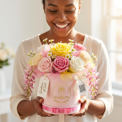 Pastel Dreams™ Signature Flower Candle Bouquet