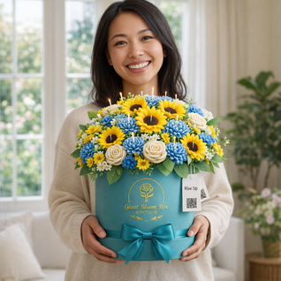 Sunburst & Sky™ Signature Flower Candle Bouquet