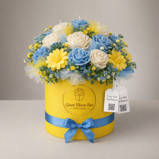 Sunny Skies™ Signature Flower Candle Bouquet