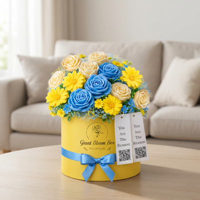 Sunny Skies™ Signature Flower Candle Bouquet