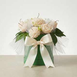 The Ivory Blessing™ Signature Flower Candle Bouquet