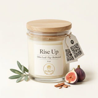 Rise Up™ Candle | Olive Leaf • Fig • Redwood